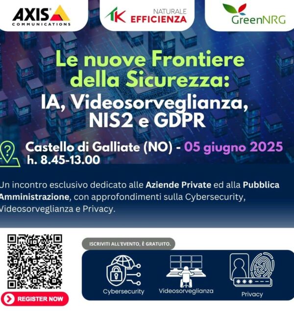 IA, Videosorveglianza, NIS2, GDPR